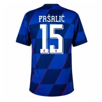 Camiseta Croacia Mario Pasalic #15 Segunda Equipación Replica Eurocopa 2024 mangas cortas